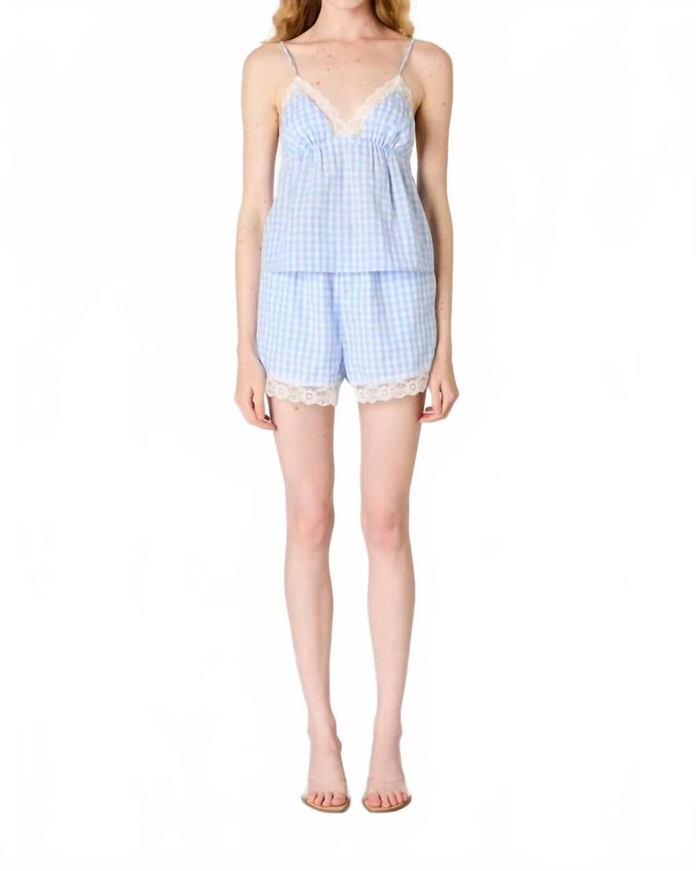 NEW NIA kendra sleeveless top in blue
